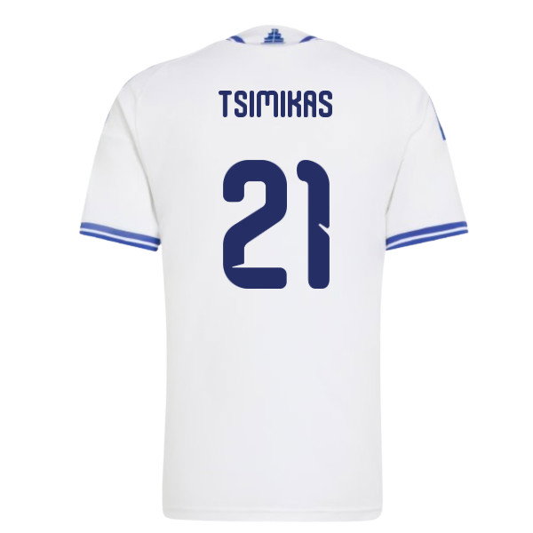 2026-2027 Greece Home Shirt (Tsimikas 21)-SoccerKits Hub | Buy Soccer Jerseys Online